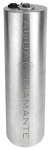 Produktbild Aqua Diamante, silbener Zylinder aus Edelstahl mit Aqua Diamante Schriftzug